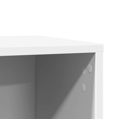 857724 vidaXL Cat Litter Box Enclosure White 60x40x40 cm Engineered Wood