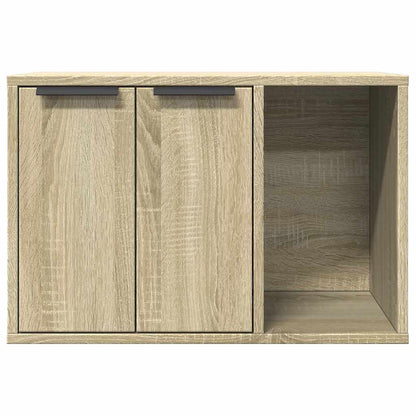 857726 vidaXL Cat Litter Box Enclosure Sonoma Oak 60x40x40 cm Engineered Wood