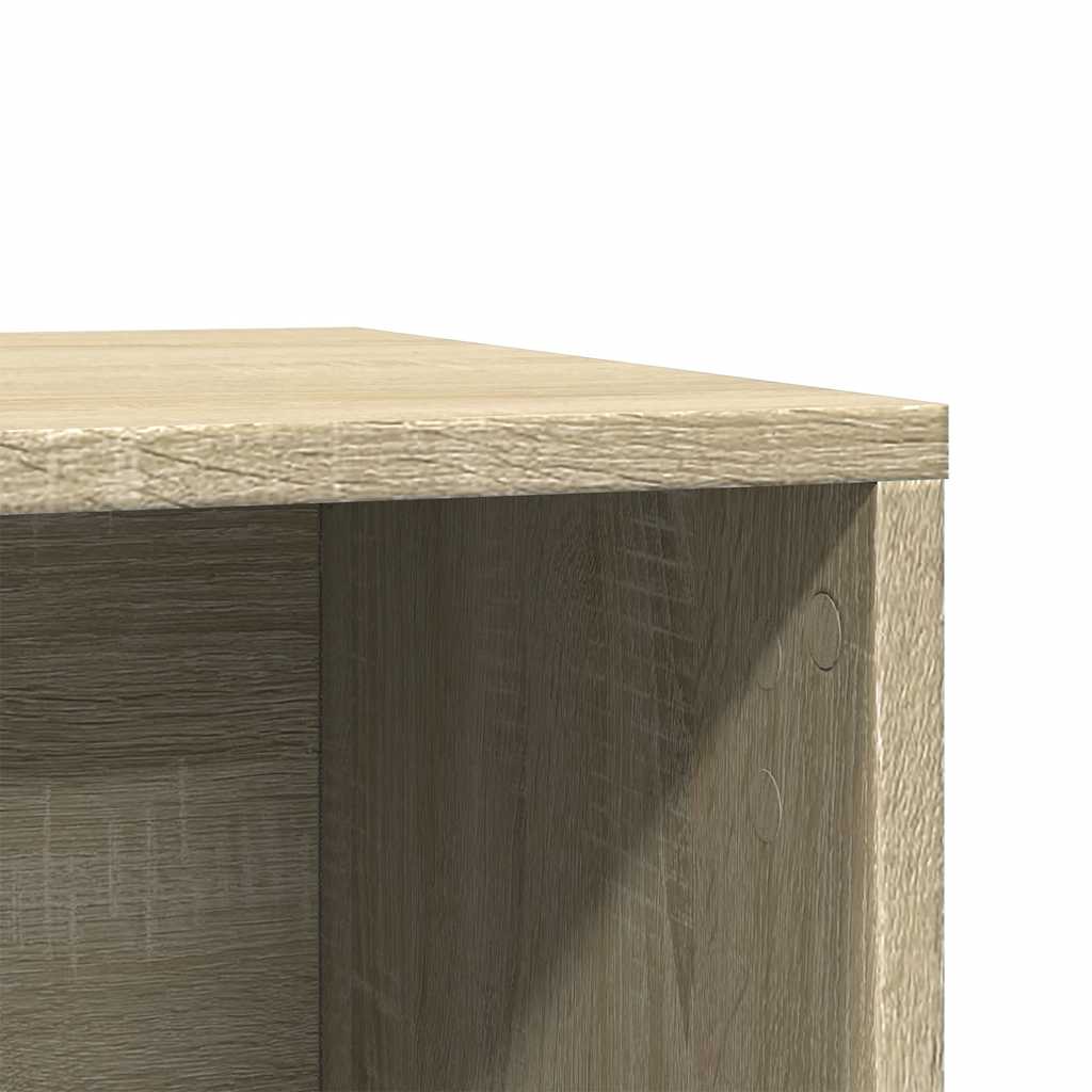 857726 vidaXL Cat Litter Box Enclosure Sonoma Oak 60x40x40 cm Engineered Wood