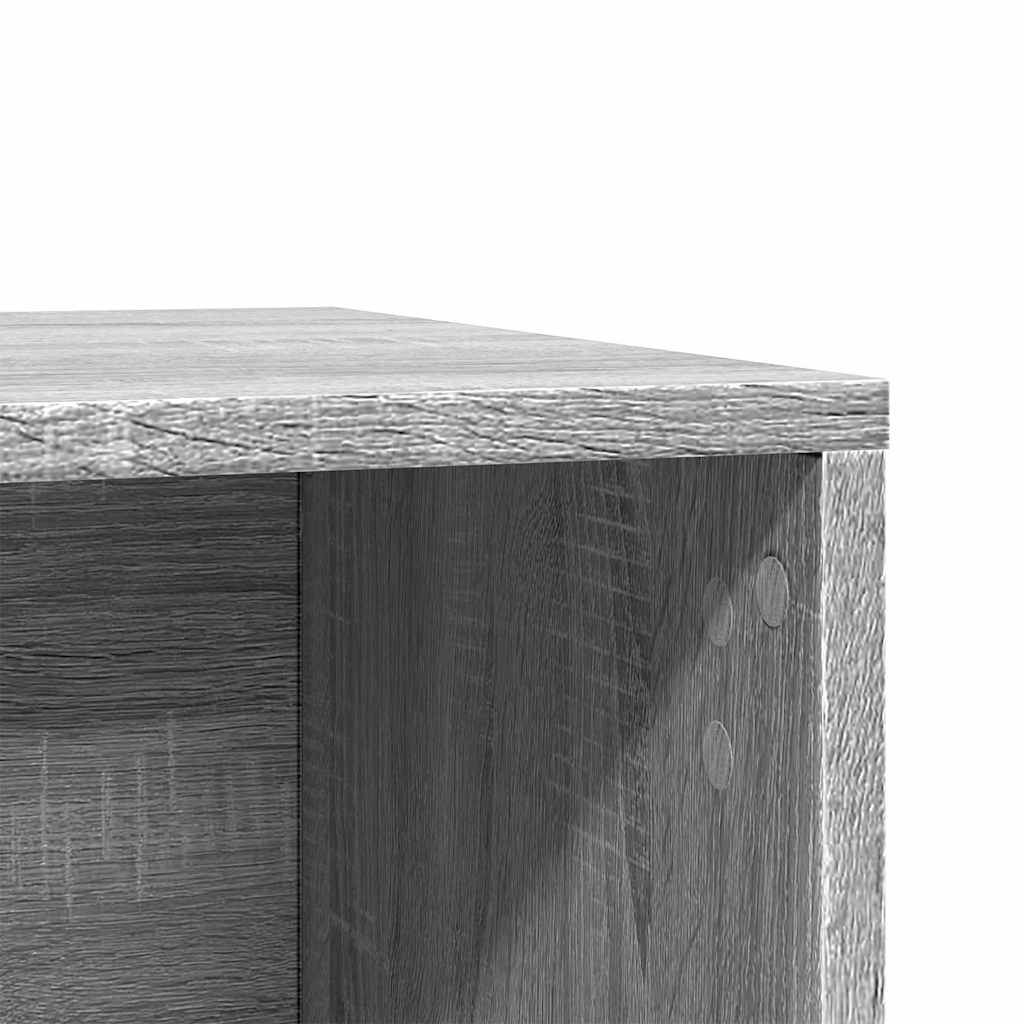 Cat Litter Box Enclosure Grey Sonoma 60x40x40 cm Engineered Wood
