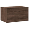 Cat Litter Box Enclosure Brown Oak 80x50x45 cm Engineered Wood