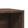 Cat Litter Box Enclosure Brown Oak 80x50x45 cm Engineered Wood