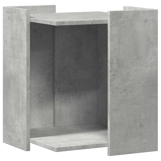Cat Litter Box Enclosure Concrete Grey 42 x 42 x 51 cm