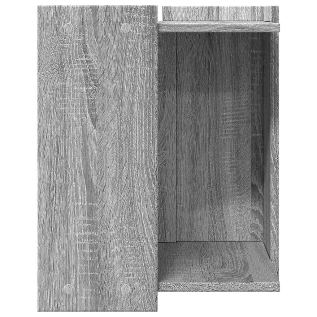 Cat Litter Box Enclosure Grey Sonoma 42x42x51 cm Engineered Wood
