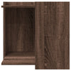 Cat Litter Box Enclosure Brown Oak 53x53x51 cm Engineered Wood