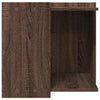 Cat Litter Box Enclosure Brown Oak 53x53x51 cm Engineered Wood