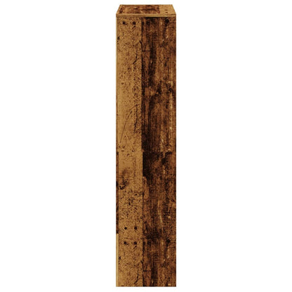 Room Divider Bookcase 4-Tier Old Wood 131,5x29x131,5 cm Engineered Wood