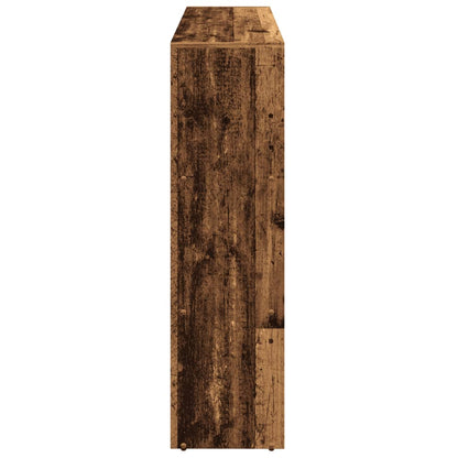 Room Divider Bookcase 3-Tier Old Wood 137,5x29x103,5 cm Engineered Wood