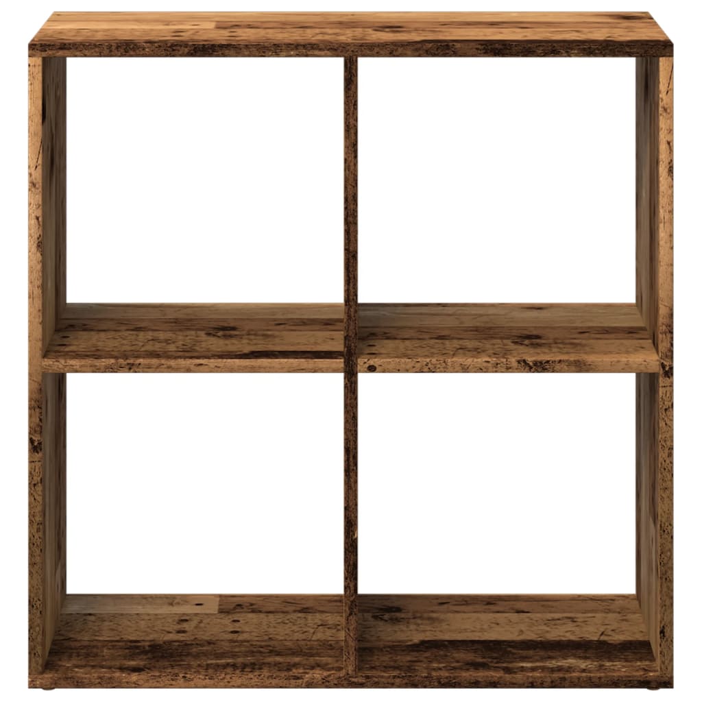 Room Divider Bookcase Old Wood 69,5x29x69,5 cm Engineered Wood