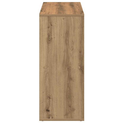 Room Divider Bookcase Artisan Oak 69,5x29x69,5 cm Engineered Wood