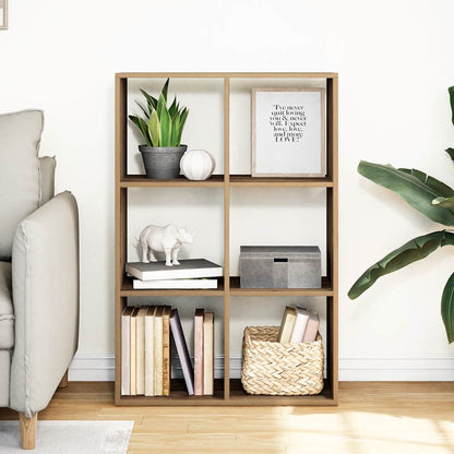 Room Divider Bookcase Artisan Oak 69,5x29x103,5 cm Engineered Wood