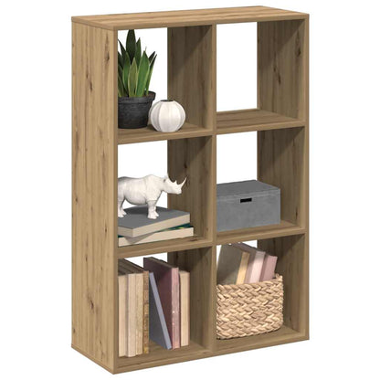 Room Divider Bookcase Artisan Oak 69,5x29x103,5 cm Engineered Wood