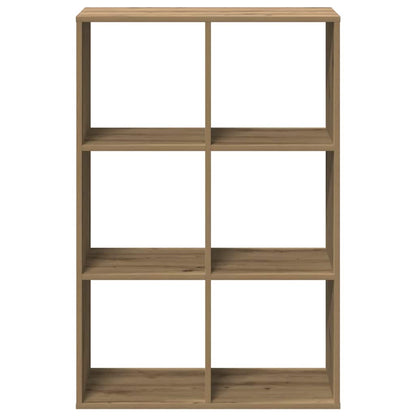 Room Divider Bookcase Artisan Oak 69,5x29x103,5 cm Engineered Wood