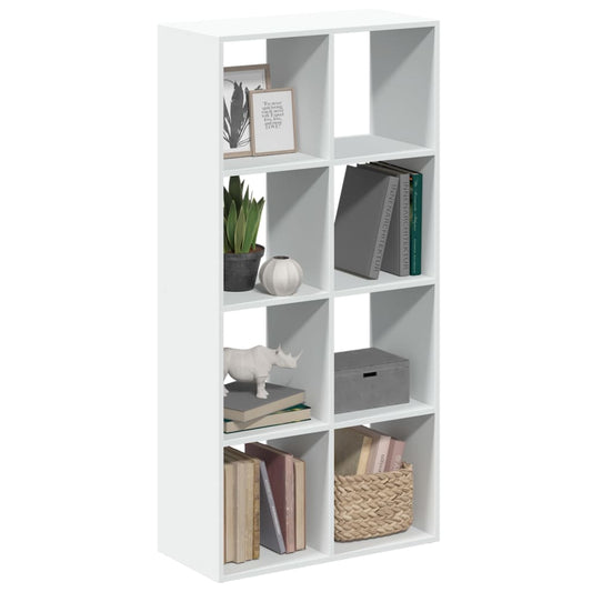 Room Divider Bookcase White 69,5x29x137,5 cm Engineered Wood