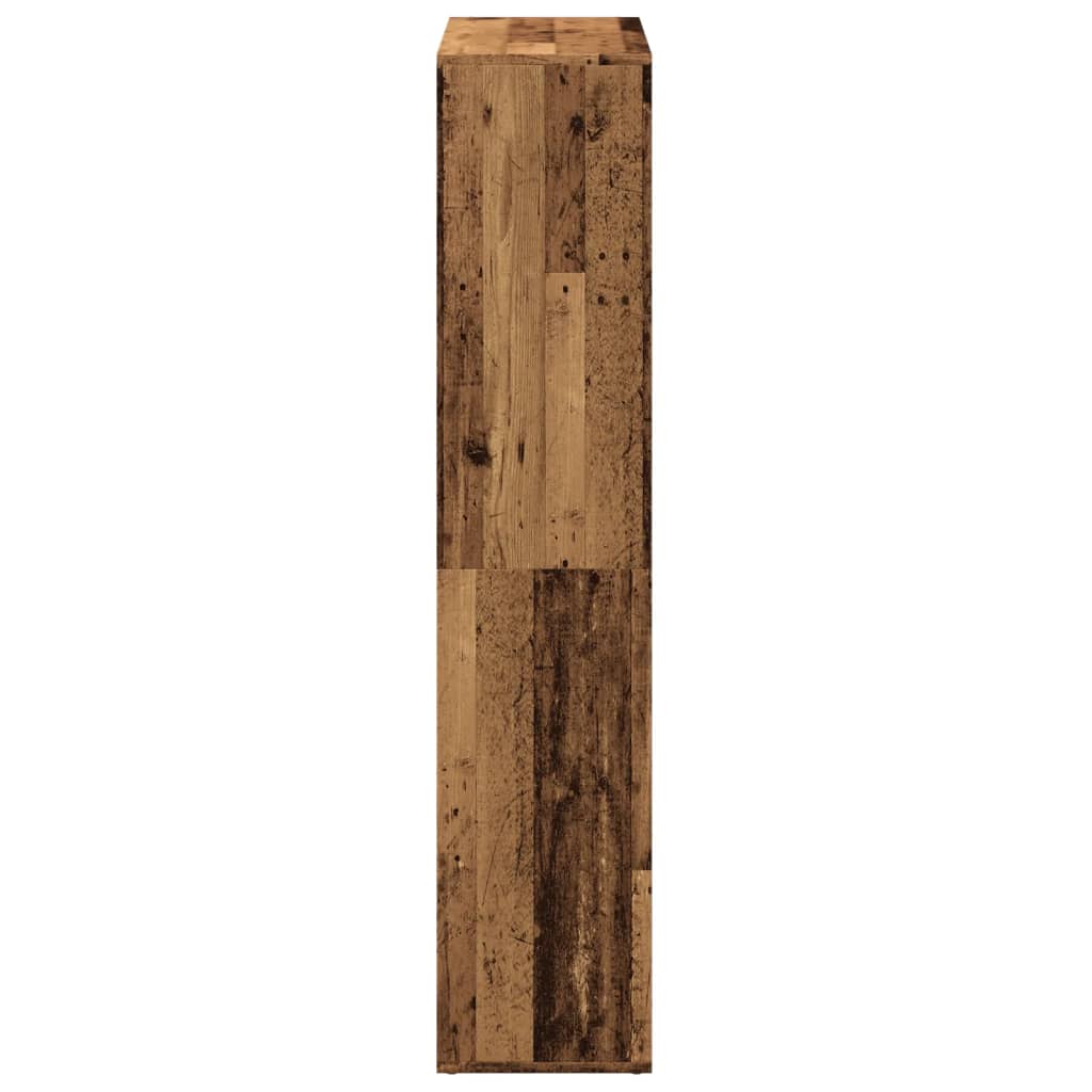 Room Divider Bookcase Old Wood 69,5x29x137,5 cm Engineered Wood