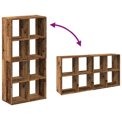Room Divider Bookcase Old Wood 69,5x29x137,5 cm Engineered Wood