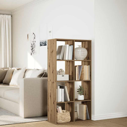 Room Divider Bookcase Artisan Oak 69,5x29x137,5 cm Engineered Wood