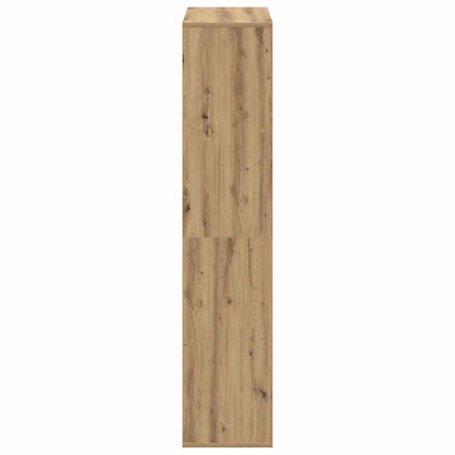Room Divider Bookcase Artisan Oak 69,5x29x137,5 cm Engineered Wood