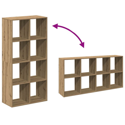Room Divider Bookcase Artisan Oak 69,5x29x137,5 cm Engineered Wood