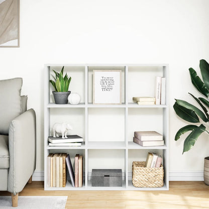 Room Divider Bookcase White 102x29x103,5 cm Engineered Wood