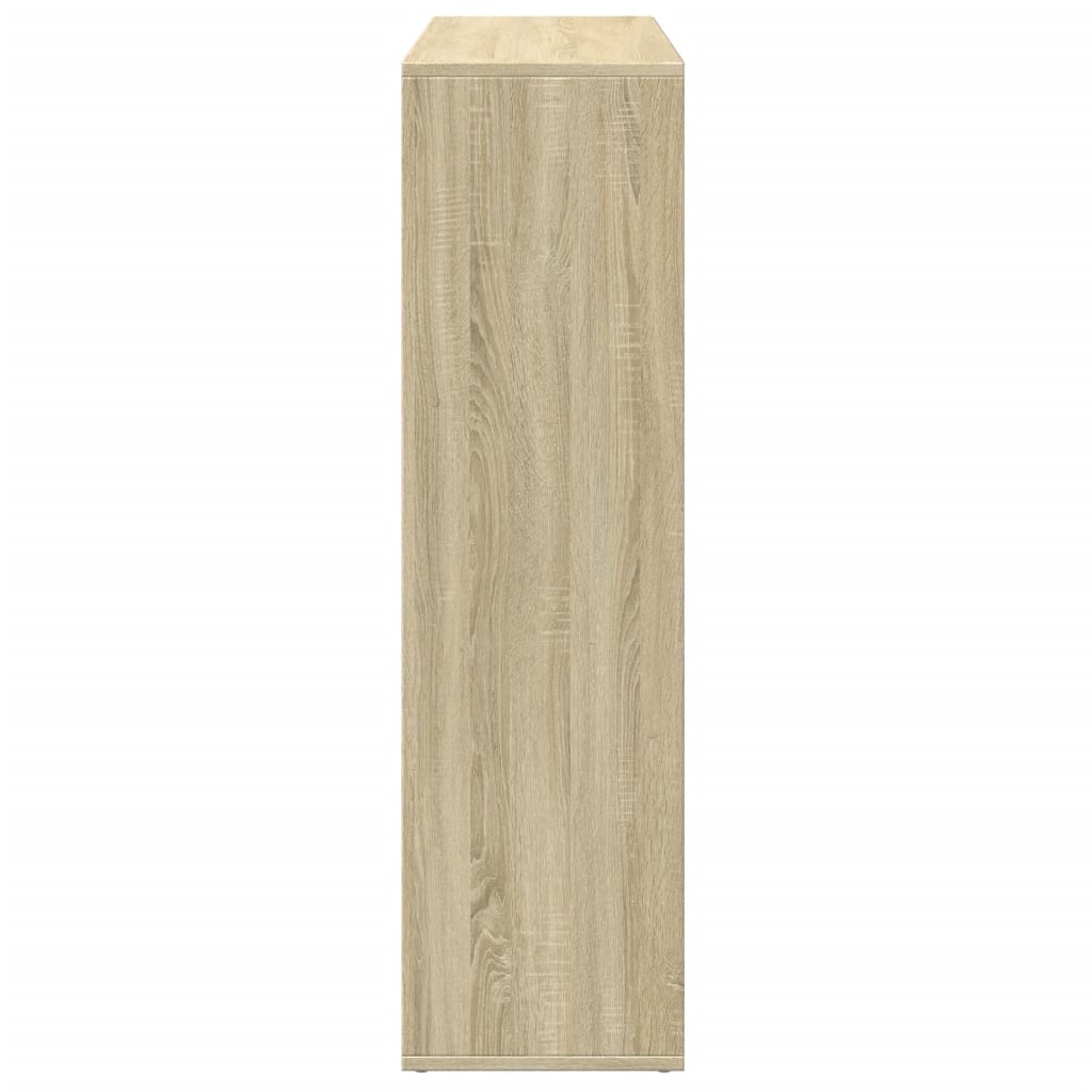 Room Divider Bookcase Sonoma Oak 102x29x103,5 cm Engineered Wood