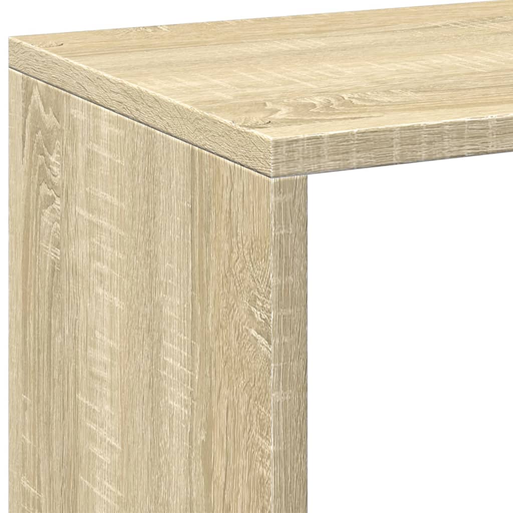 Room Divider Bookcase Sonoma Oak 102x29x103,5 cm Engineered Wood