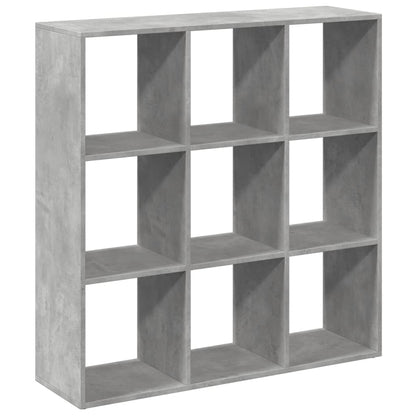 Room Divider Bookcase Concrete Grey 102x29x103,5 cm Engineered Wood