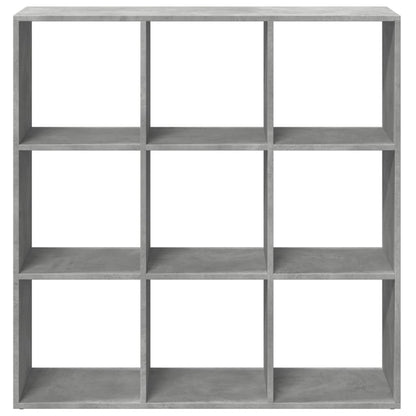 Room Divider Bookcase Concrete Grey 102x29x103,5 cm Engineered Wood