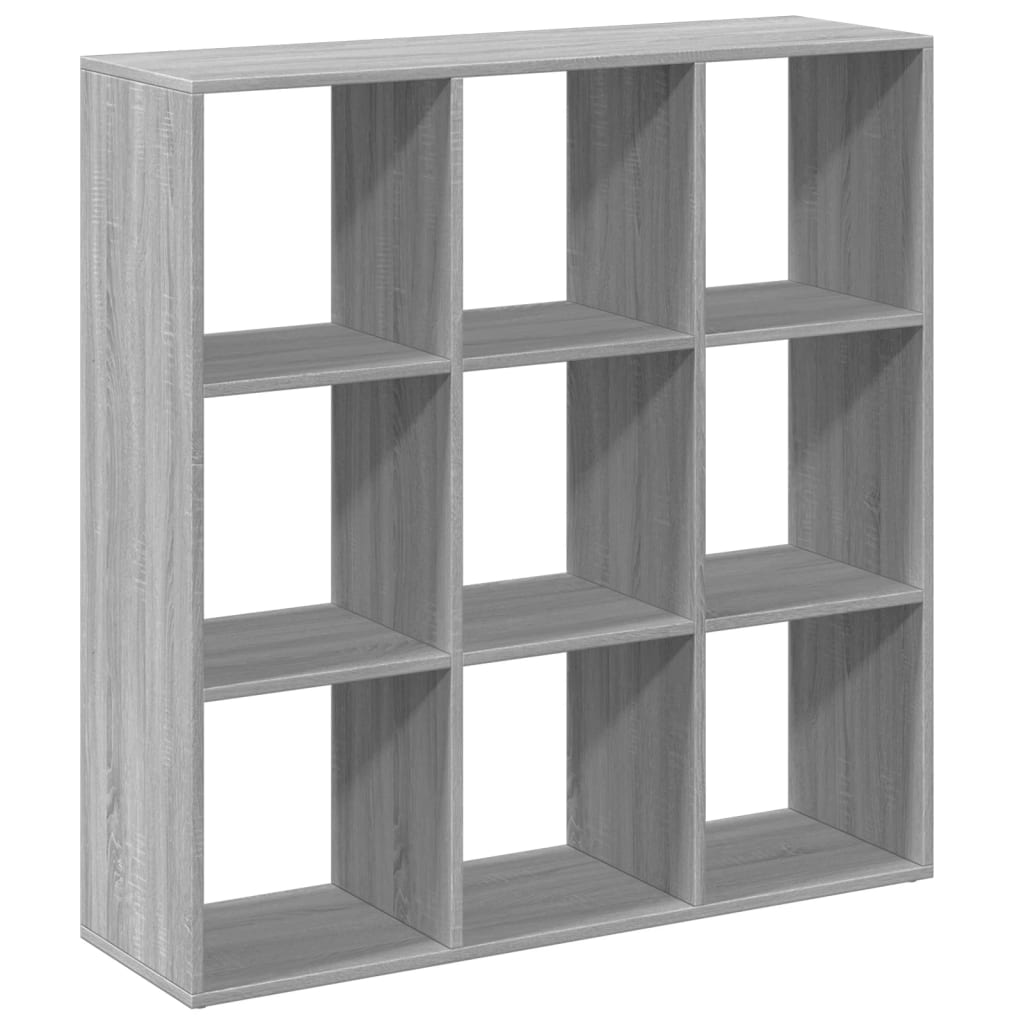 Room Divider Bookcase Grey Sonoma 102x29x103,5 cm Engineered Wood