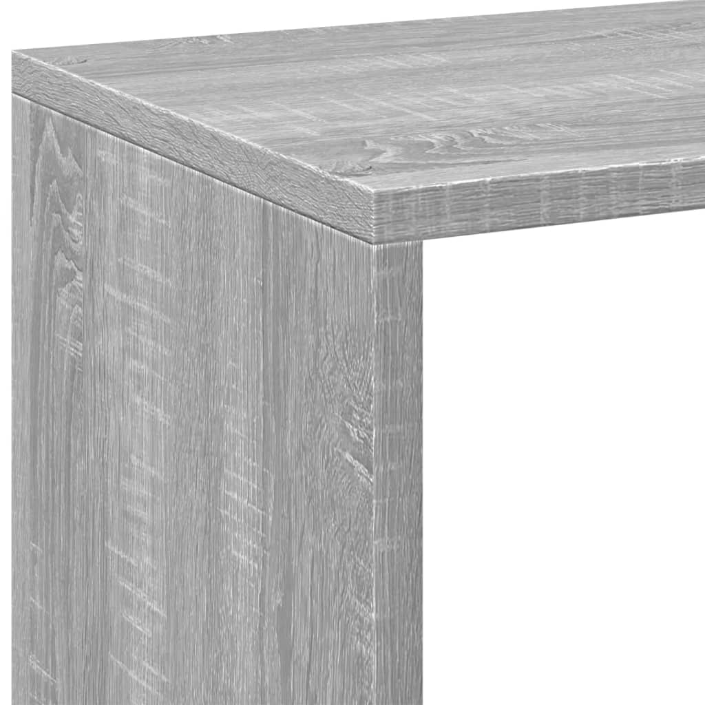 Room Divider Bookcase Grey Sonoma 102x29x103,5 cm Engineered Wood