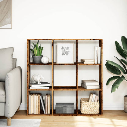 Room Divider Bookcase Old Wood 102x29x103,5 cm Engineered Wood
