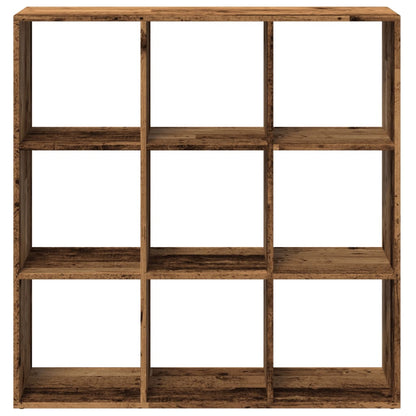 Room Divider Bookcase Old Wood 102x29x103,5 cm Engineered Wood