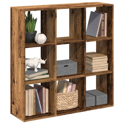 Room Divider Bookcase Old Wood 102x29x103,5 cm Engineered Wood
