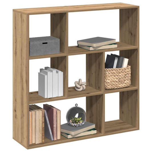 Room Divider Bookcase Artisan Oak 102x29x103,5 cm Engineered Wood