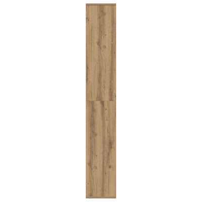 Room Divider Bookcase Artisan Oak 67x25x161.5 cm Engineered Wood