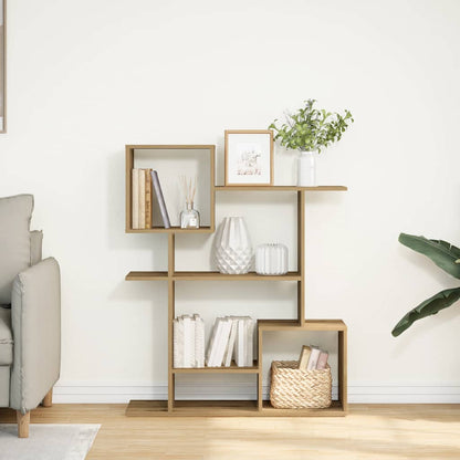 Room Divider Bookcase Artisan Oak 92x29x112 cm Engineered Wood