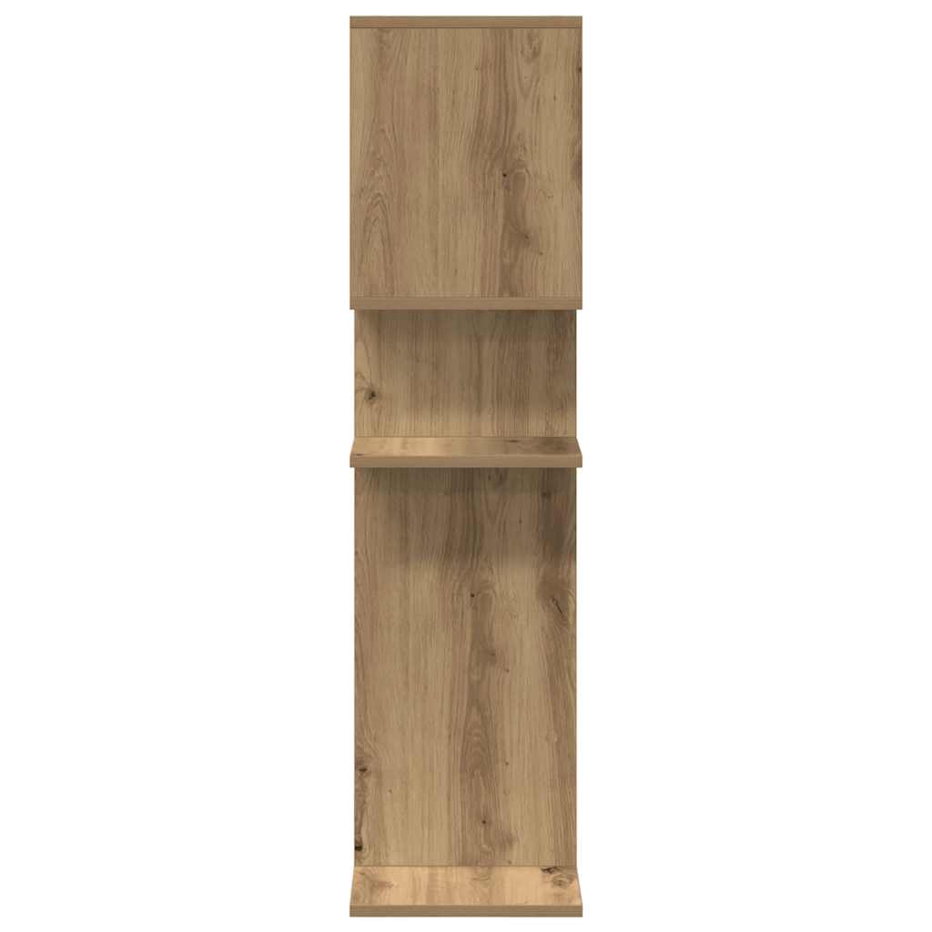 Room Divider Bookcase Artisan Oak 92x29x112 cm Engineered Wood