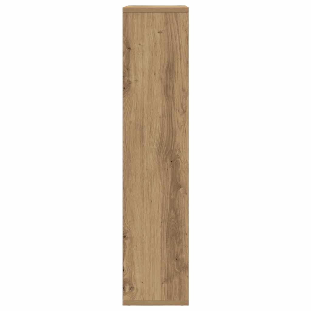 Bookcase Artisian Oak 63x20x90 cm Engineered Wood