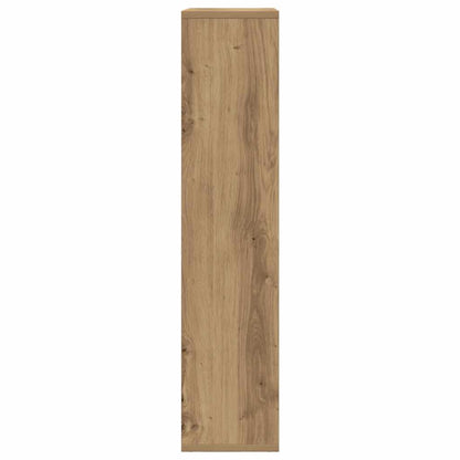 Bookcase Artisian Oak 63x20x90 cm Engineered Wood