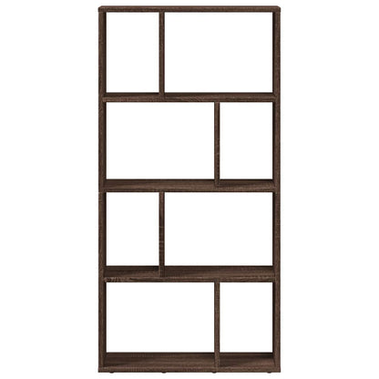 Bookcase Brown Oak 60x20x120,5 cm Engineered Wood