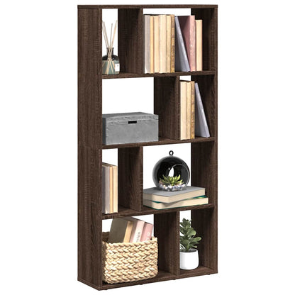 Bookcase Brown Oak 60x20x120,5 cm Engineered Wood