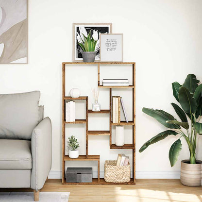 Bookcase Old Wood 72x20x120,5 cm Engineered Wood