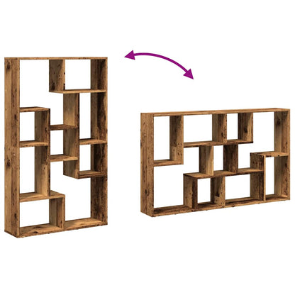Bookcase Old Wood 72x20x120,5 cm Engineered Wood