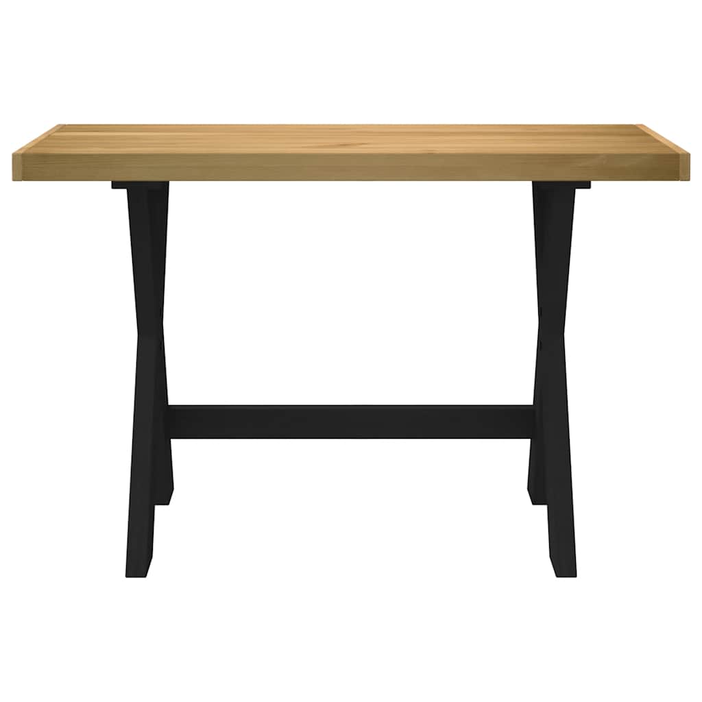 Desk NOAIN X-Shaped Legs 120x50x75 cm Solid Wood Pine