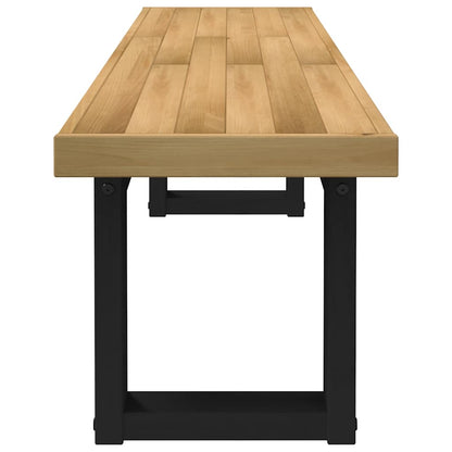 Dining Bench NOAIN U-Shaped Legs 180x40x45 cm Solid Wood Pine