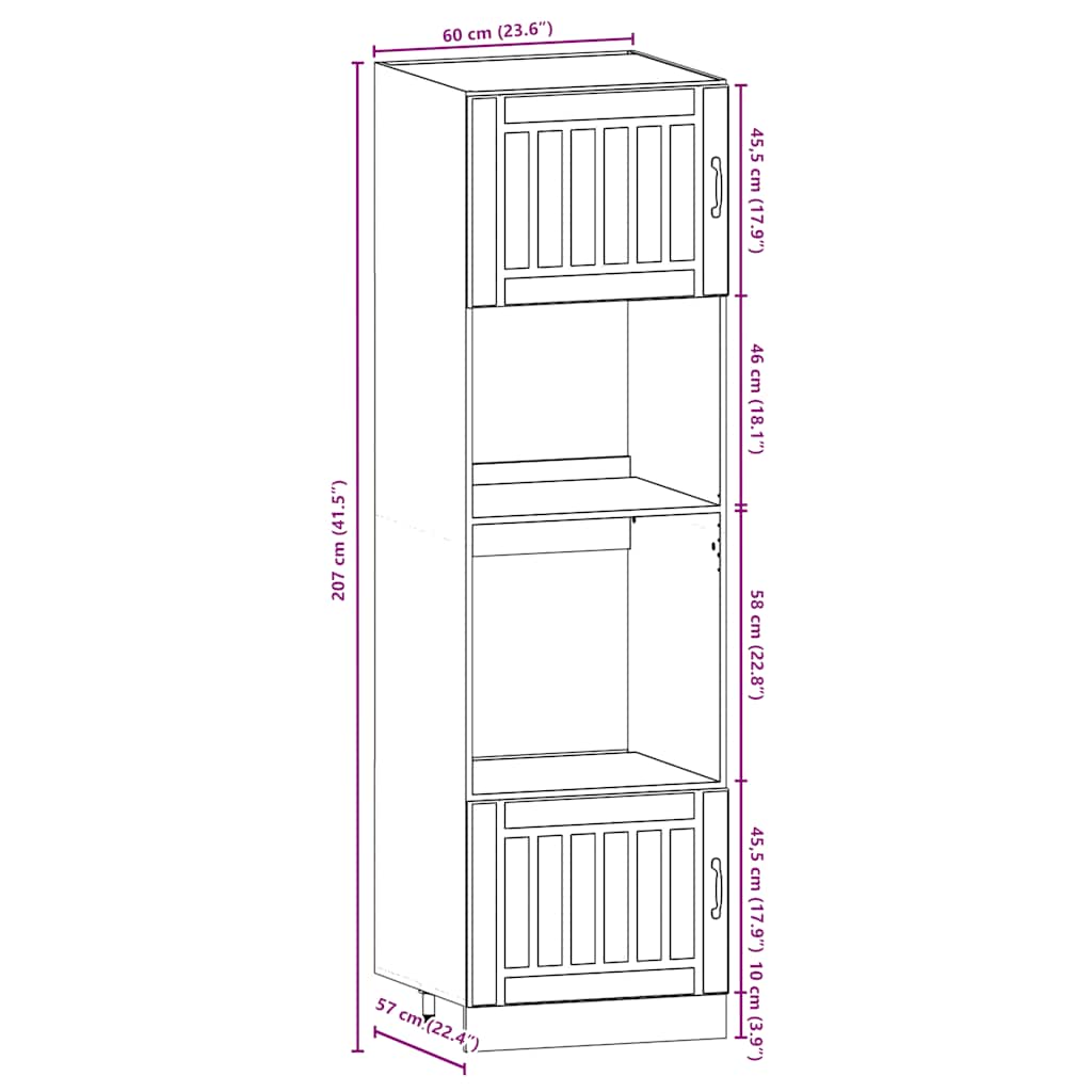 7 Piece Kitchen Cabinet Set Lucca High Gloss White Engineered Wood