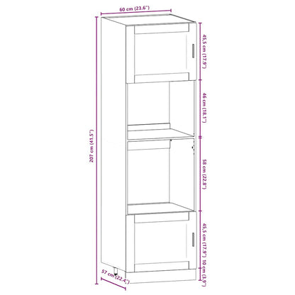 7 Piece Kitchen Cabinet Set Porto Old Wood Engineered Wood