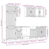 8 Piece Kitchen Cabinet Set Kalmar Sonoma Oak Engineered Wood