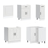 11 Piece Kitchen Cabinet Set Kalmar White Engineered Wood