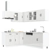 11 Piece Kitchen Cabinet Set Kalmar Gloss White Engineered Wood